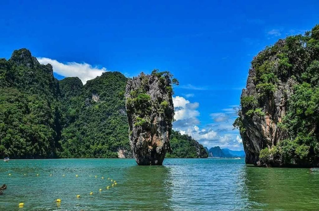 Private Jambond island and Panyi by longtail boat.